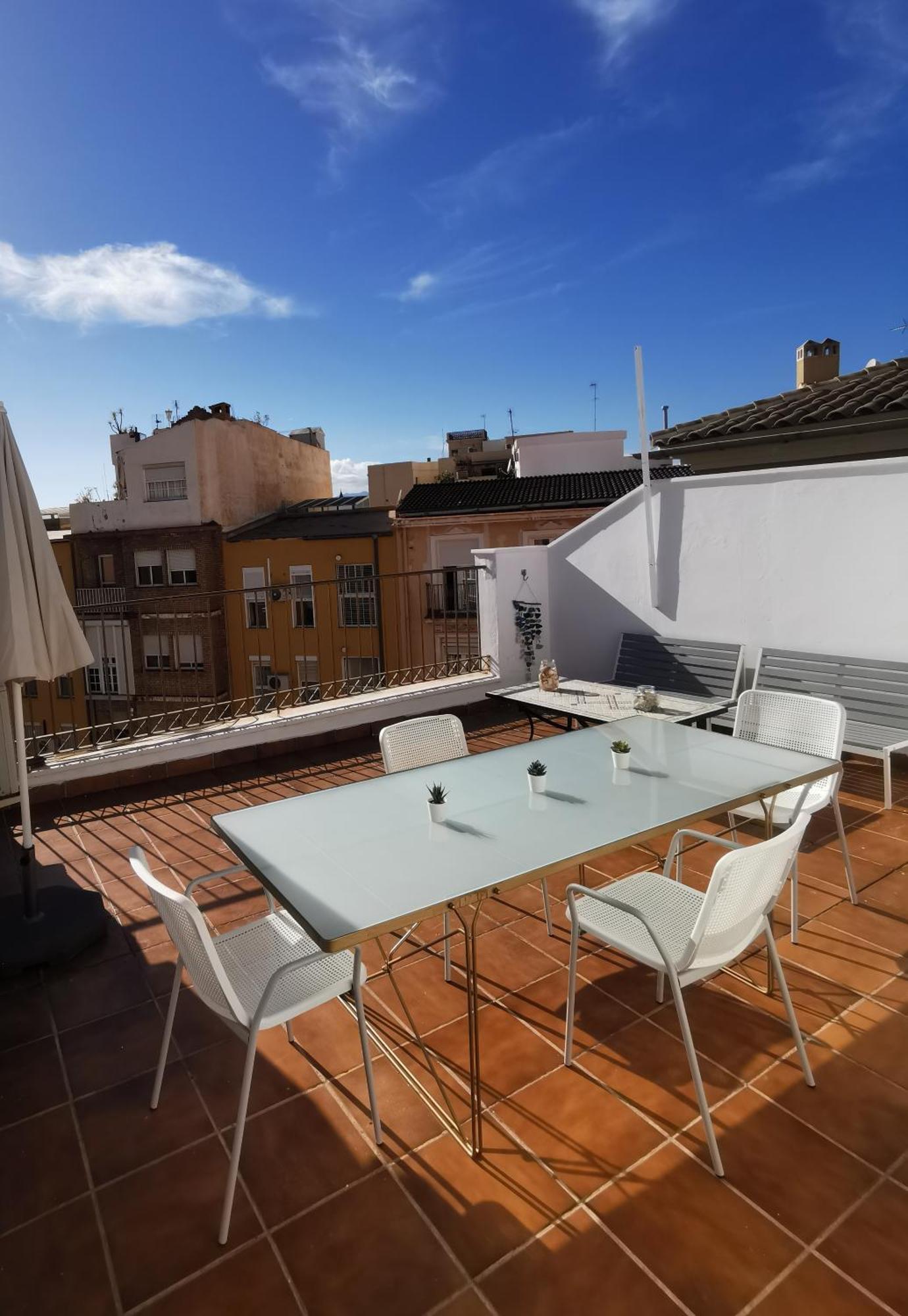 Atico Con Vistas Centro Historico / Terraza 40 M * Malaga