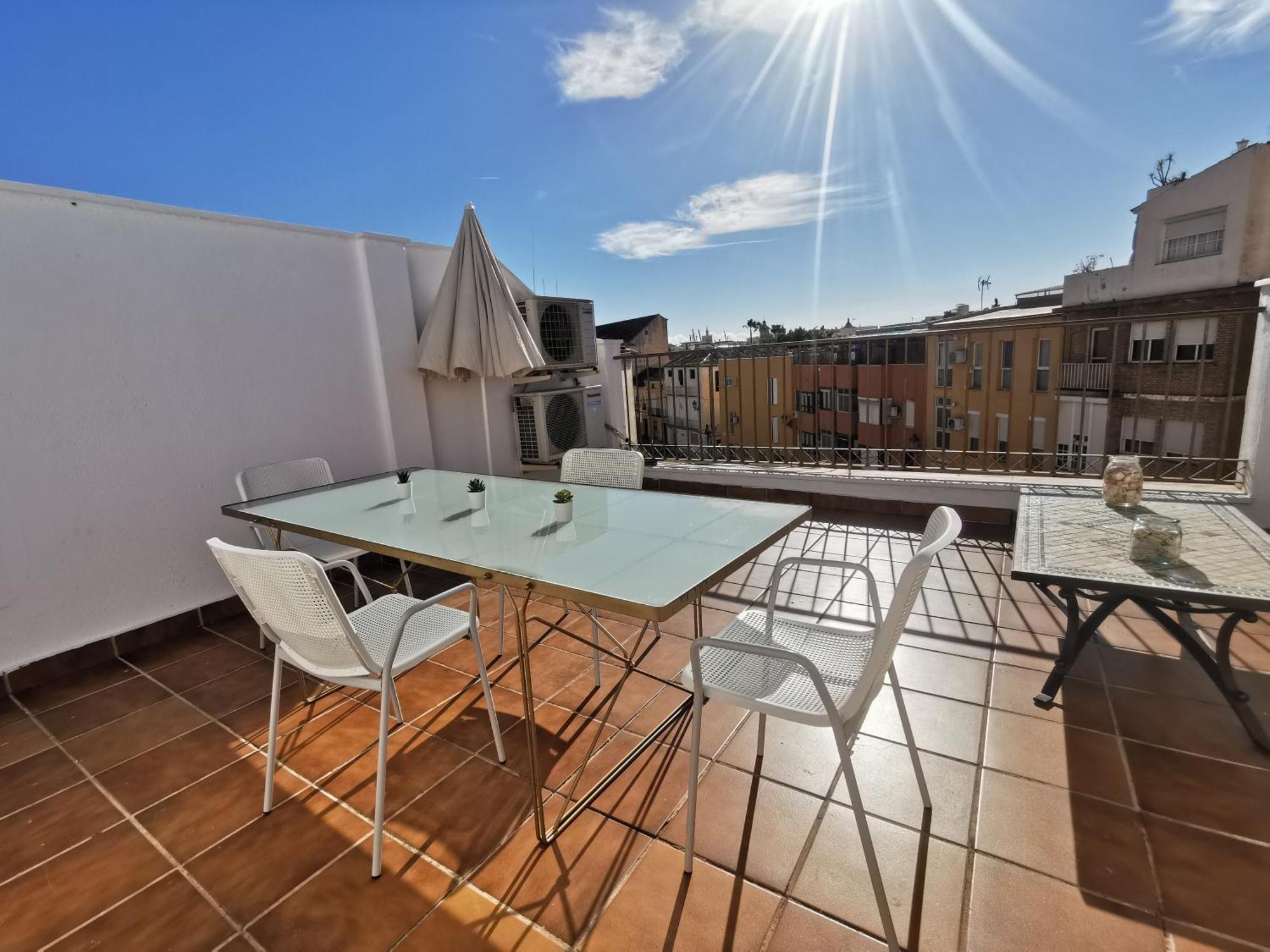 Atico Con Vistas Centro Historico / Terraza 40 M * Malaga